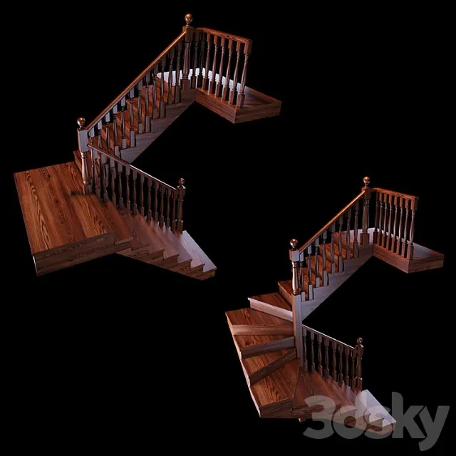 Staircase 12 3D Model Free