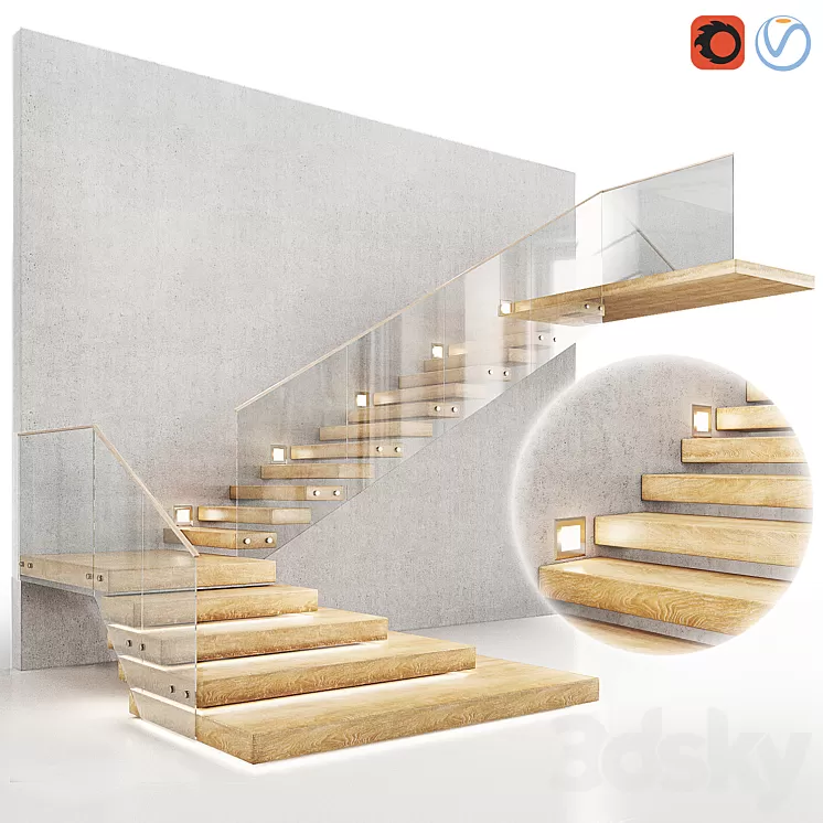 Staircase 3D Model