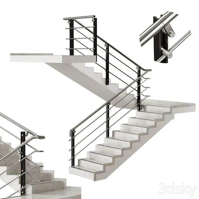 Stairs (024-2) 3D Model