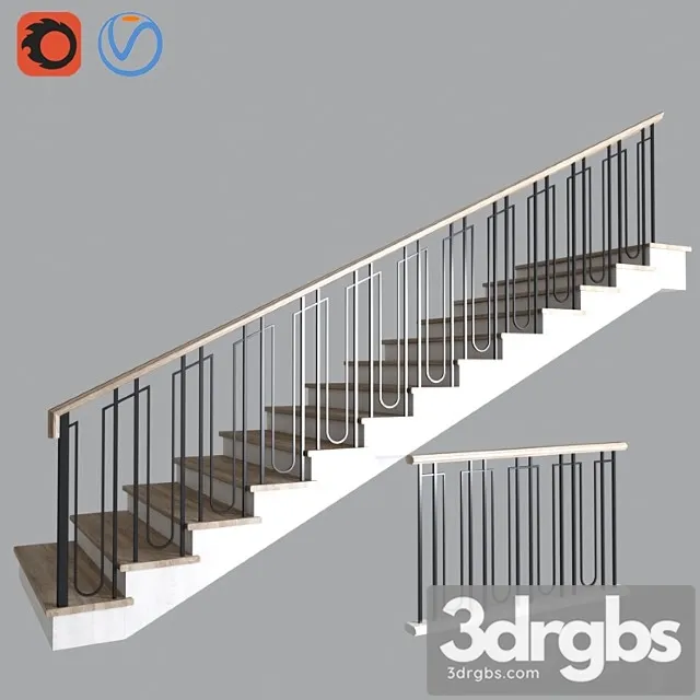 Stairs 07 3D Model Free