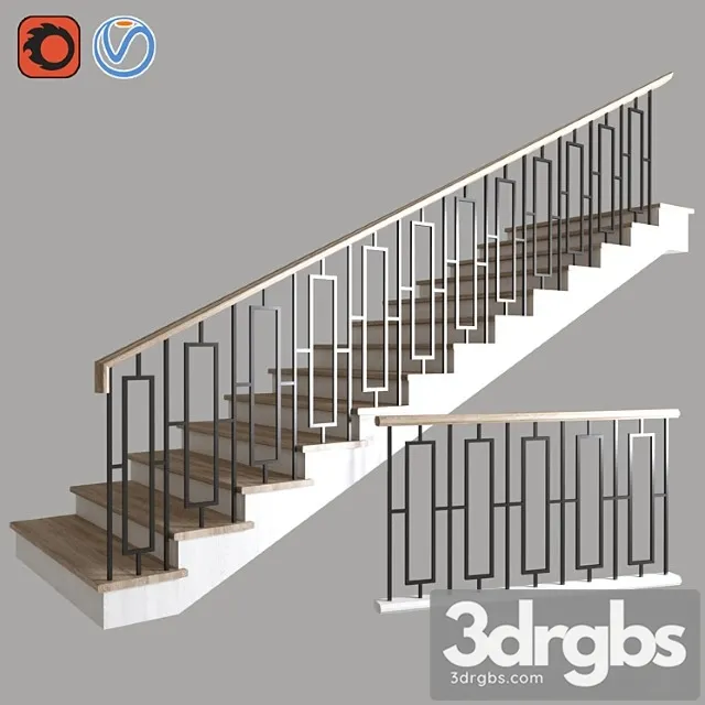 Stairs 10 3D Model Free
