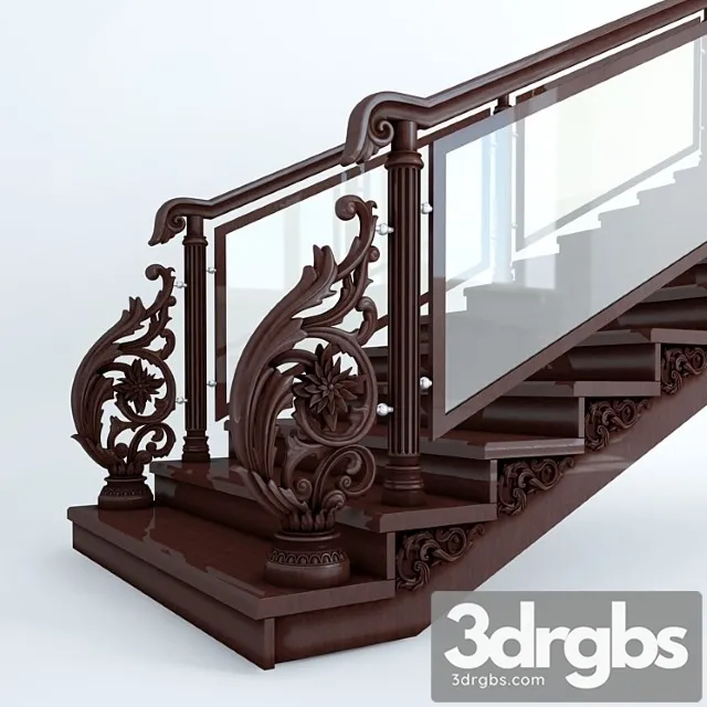 Stairs 2525 3D Model Free