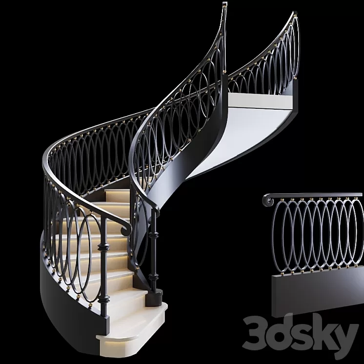 Stairs 3D Model