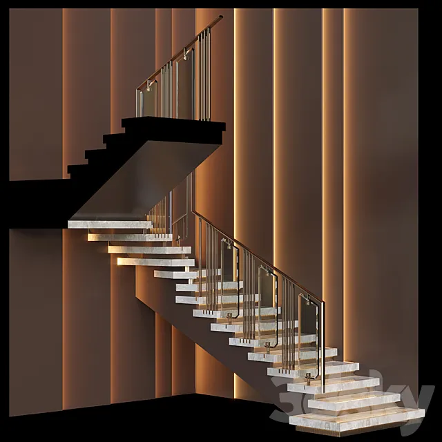 Stairs 3D Model