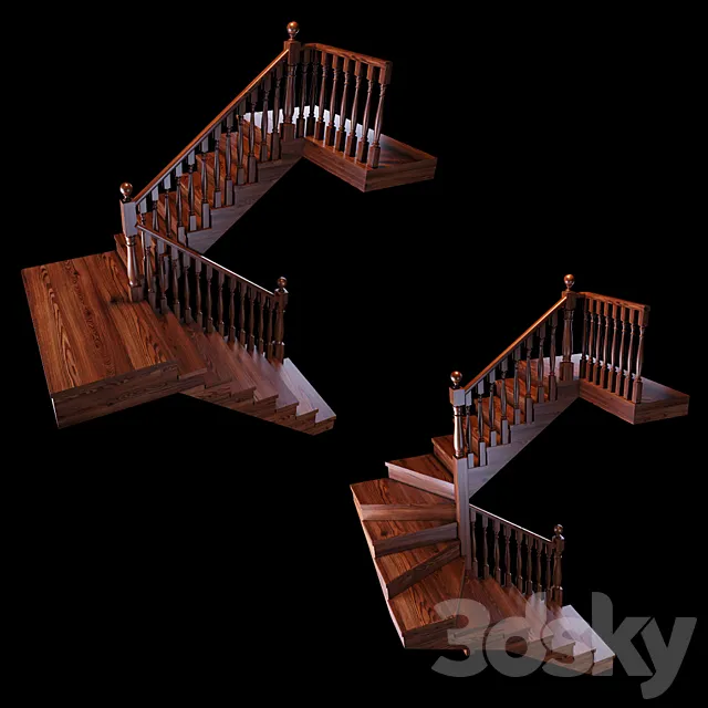 Stairs 3D Model
