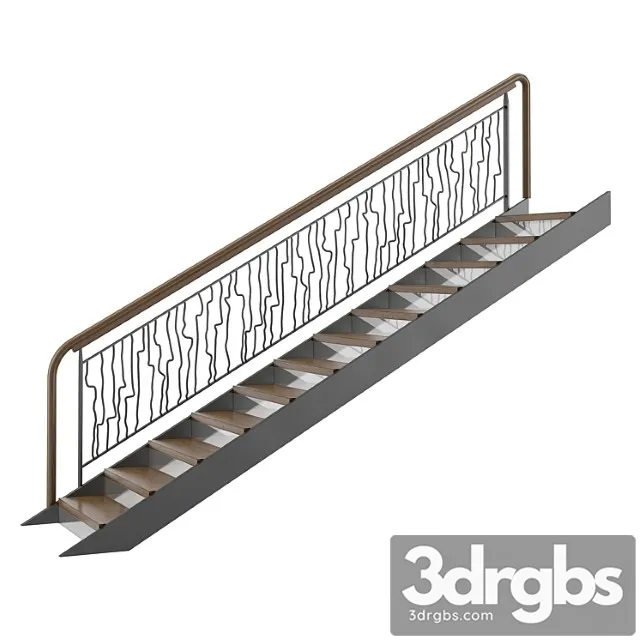 Stairs. 3D Model Free