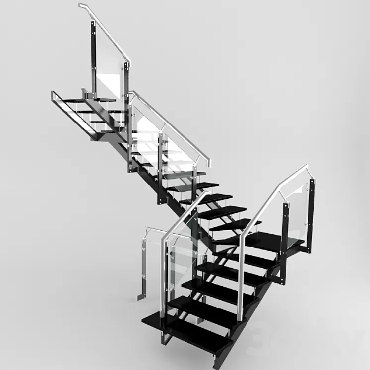 Stairs tech 3D Model