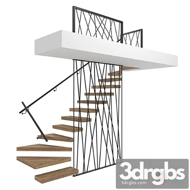 Stairs_3 3D Model Free