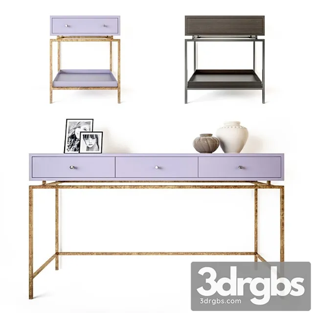 Stand and console lili rooma design & furniture 2 3D Model Free