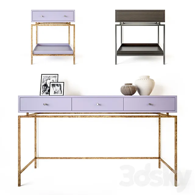 Stand and console Lili Rooma design & furniture 3D Model
