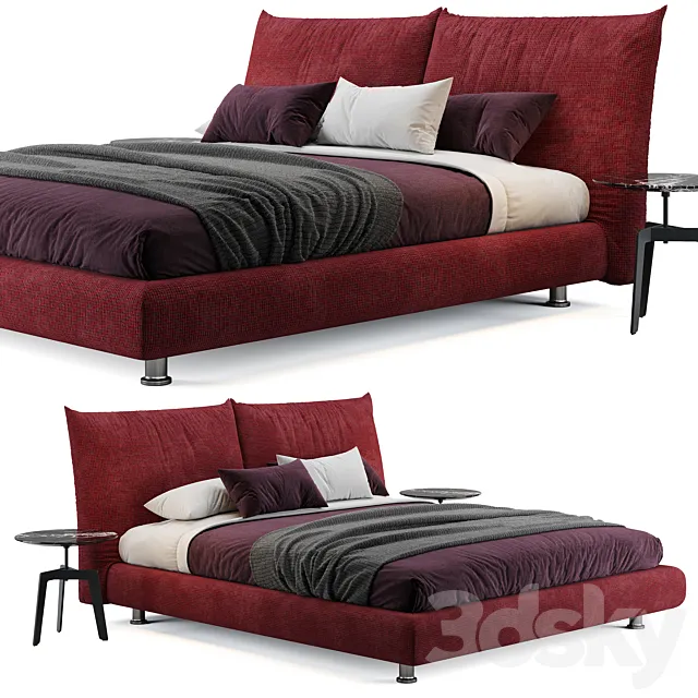 Stand by me Bed (Edra) 3D Model