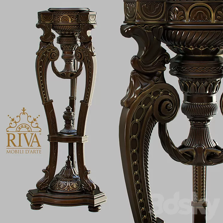 Stand for flowers Riva mobi 3D Model