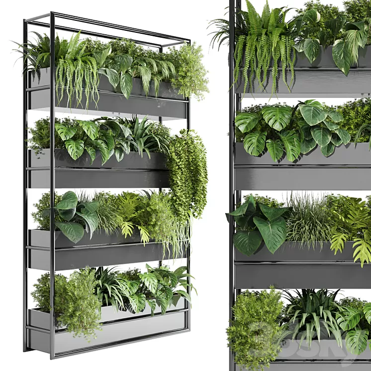 stand metal vase collection Outdoor Indoor plant stand metal vase 11 3D Model Free