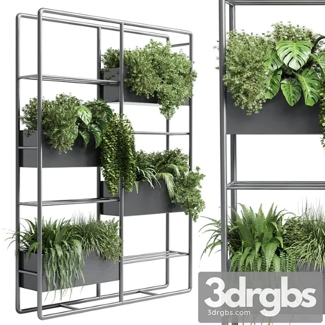 Stand plant box - collection indoor plant 254 metal vase pot fern grass