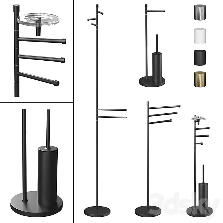 Stand Set BERTOCCI Cinquecento 3D Model