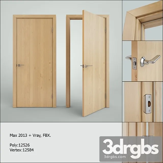 Standard Door 3D Model Free