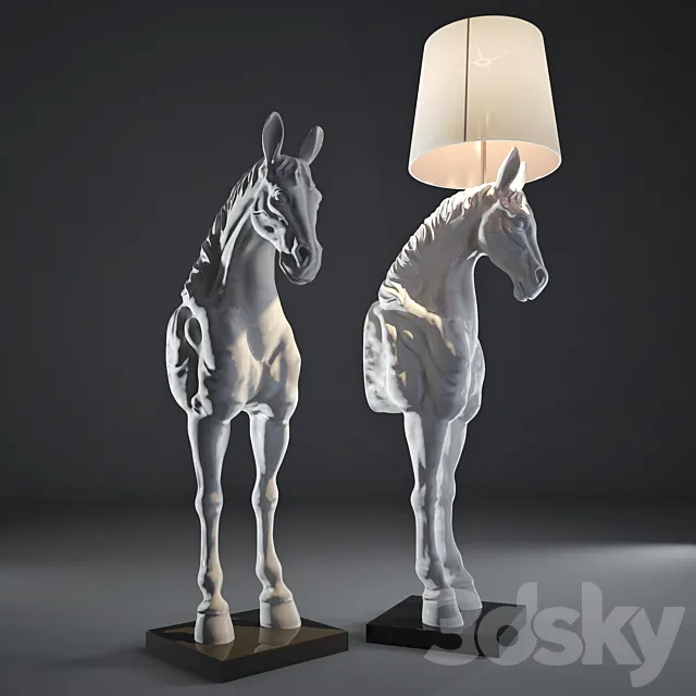 Standing Horse (Standing Horse). 3DModel