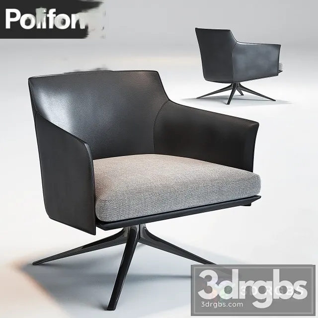 Stanford Poliform Armchair 3D Model Free