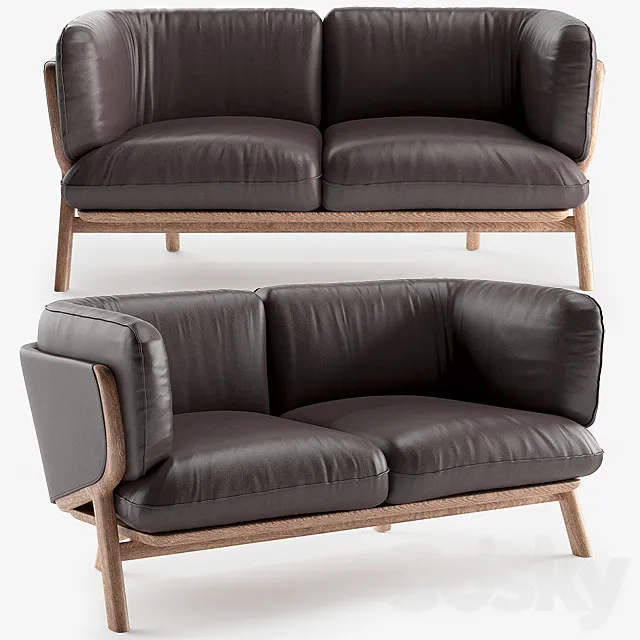 STANLEY 2 Seat Sofa 3D Model