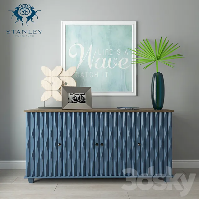 Stanley Coastal Living Oasis Tides Buffet 3D Model