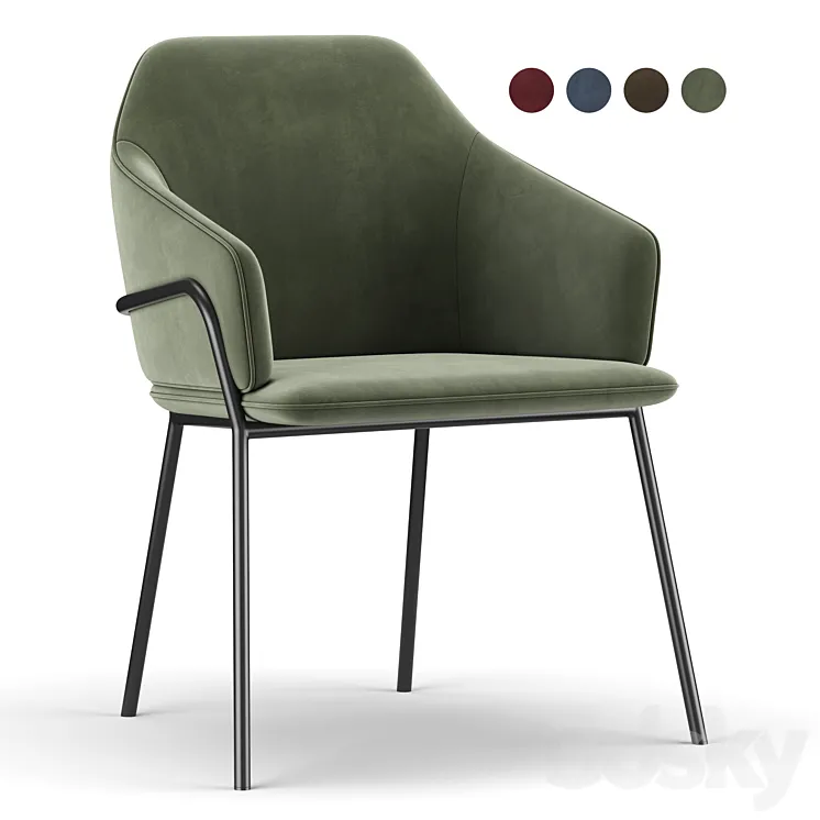 Stanley Dining Chair 3D Model Free