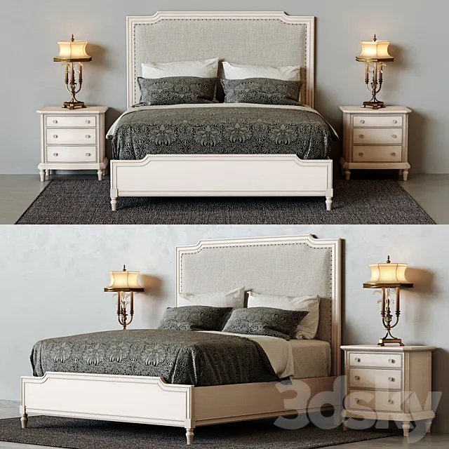 Stanley Furniture Bedroom Set 3D Model