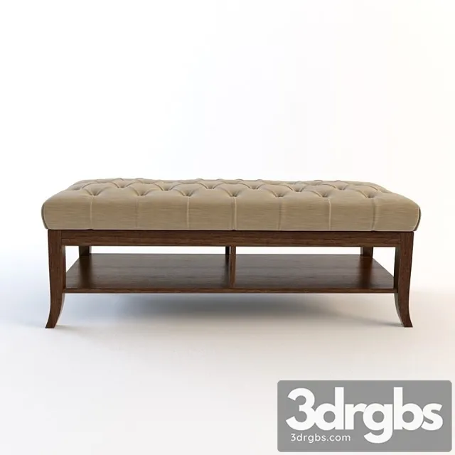 Stanley Furniture Hudson Street Bed End Bench 3D Model Free