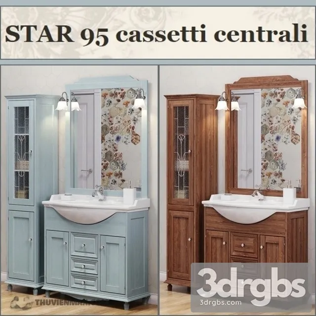 Star 95 Cassetti Centrali 3D Model Free