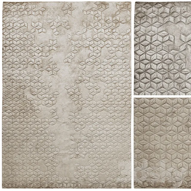 Star Silk Rug Set by The Rug Company 3DModel