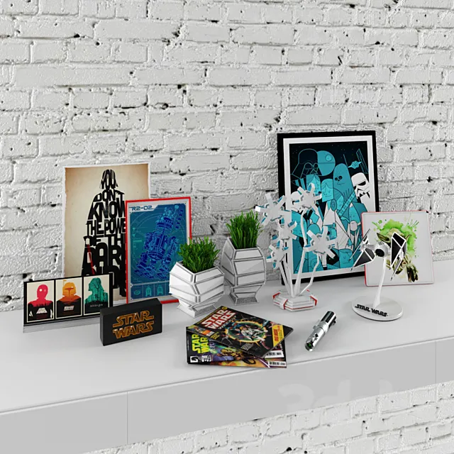 STAR WARS DEKOR 3D Model