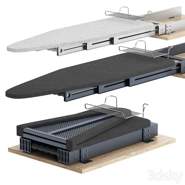 Starax retractable built-in ironing board 3D Model