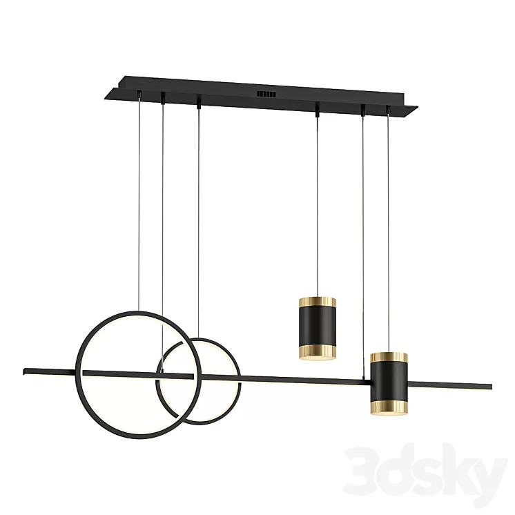 Starry Reflection Hanging Light 3D Model