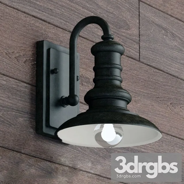 Station Outdoor Wall Light 3D Model Free