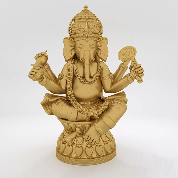 Statue of ganesh 3D Model