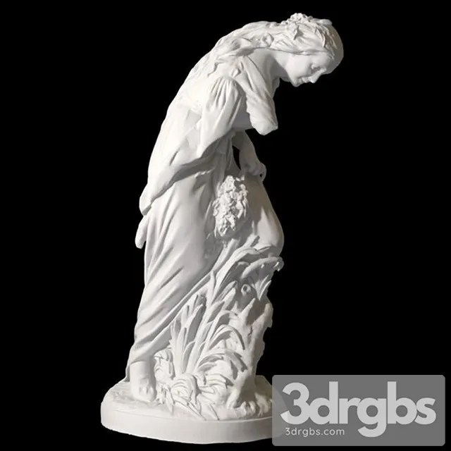 Statue Renaissance Polyhymnia 3D Model Free