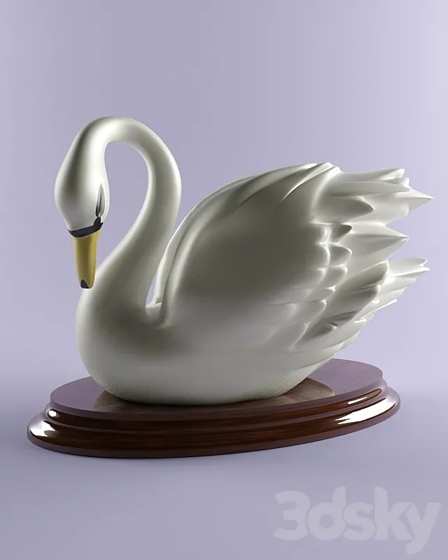 statuette of “Swan” 3D Model