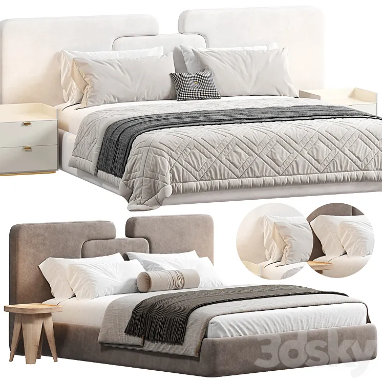 Status Bed by Samoa 3D Model Free