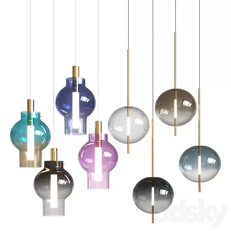 Stavern Kandinskiy Pendant Collection 3D Model Free Download
