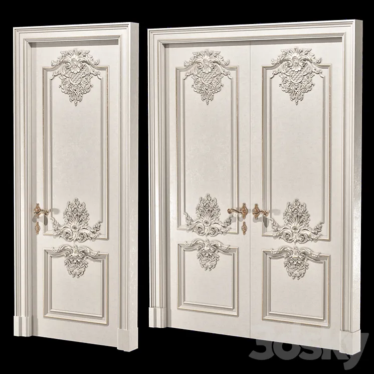 stavros versailles door 3D Model Free