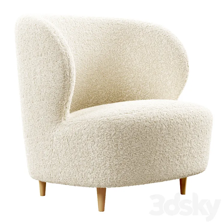 Stay Lounge Chair 3D Model Free