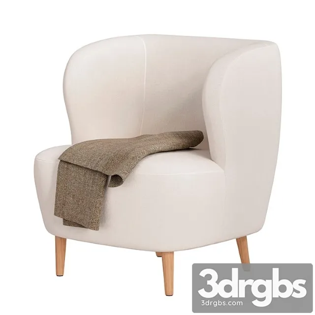 Stay Lounge Chair By Gubi 4 3D Model Free