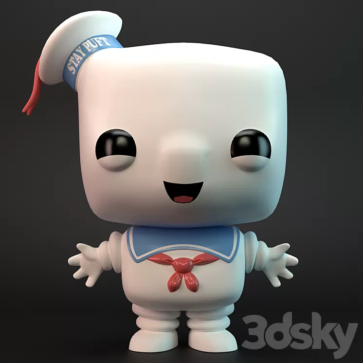 Stay Puft Pop 3D Model Free