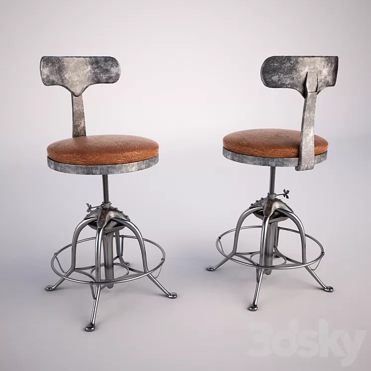 steampunk chair 3D Model