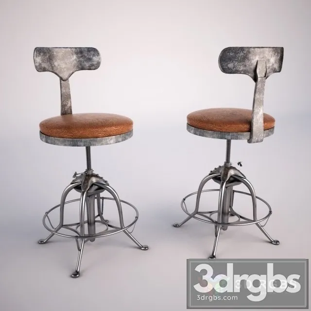 Steampunk Louge Chair 3D Model Free