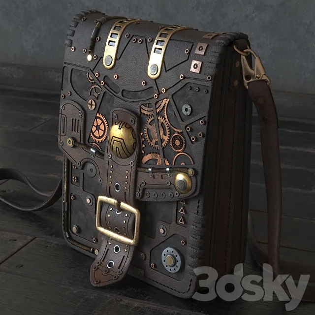 Steampunk_bag 3D Model