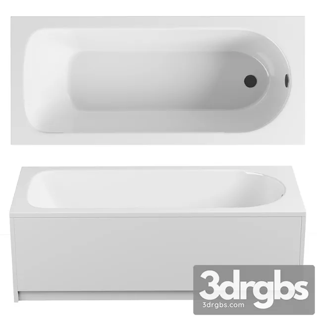 Steel bath Kaldewei Eurowa 309 140x70 3D Model Free