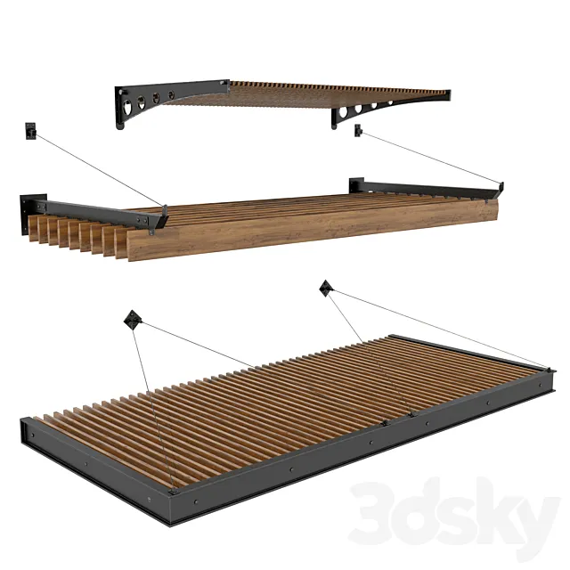 Steel canopy 3DModel