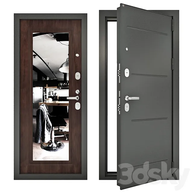Steel entrance doors Groff P (Premium) р2-206 3D Model