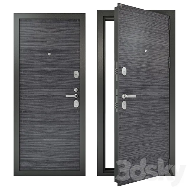 Steel entrance doors Groff T (Technics) T3-300 3D Model