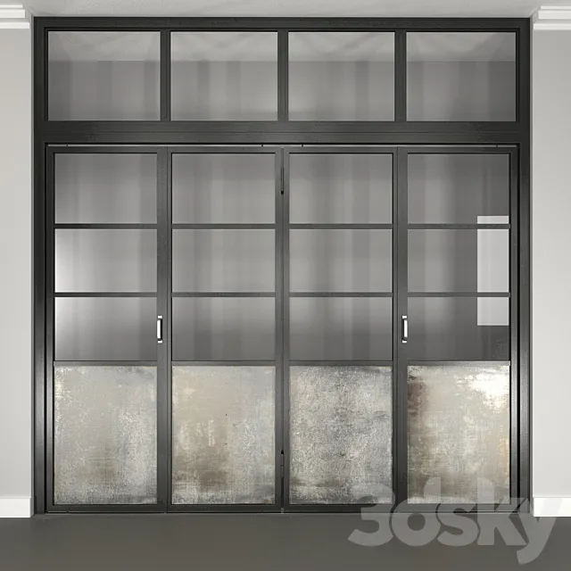 Steel Folding Door 3DModel